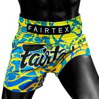 Fairtex BS1927 Шорты Тайский Бокс "Magma" Green